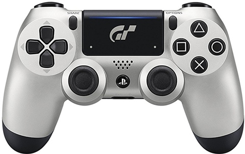 PS4 Official DualShock 4 GT Sport Silver Controller (V2), B